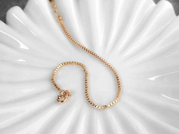 pozłacana minimalistyczna bransoletka - essenza